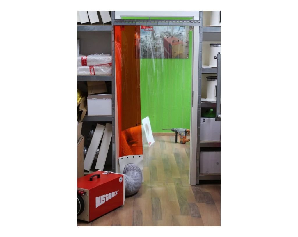 Staubschutztür Lamella