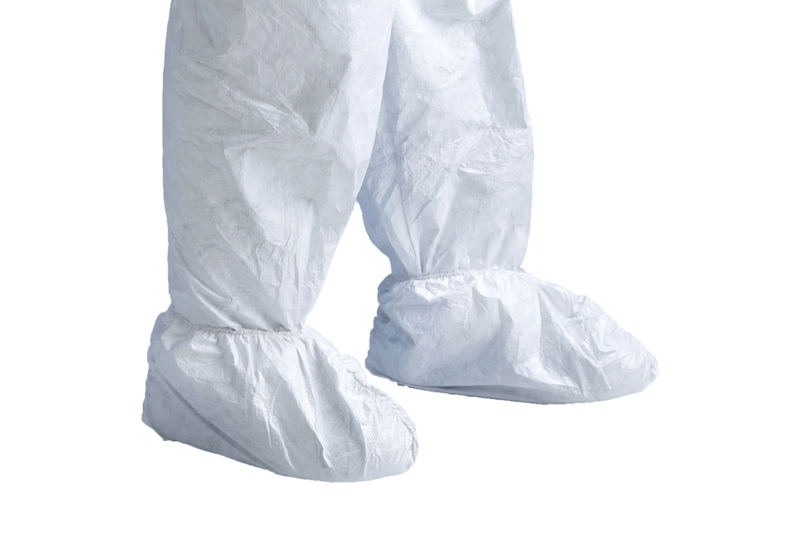 Überschuh WEISS aus Polyethylen 21 cm hoch antislip Article number KTX10446