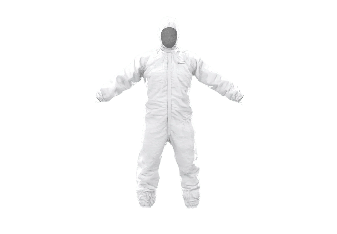 SafeComfort Truetec® Modell H, Overall, weiß, mit Kapuze, KAT. III Typ 5 + 6 Article number KTX10560