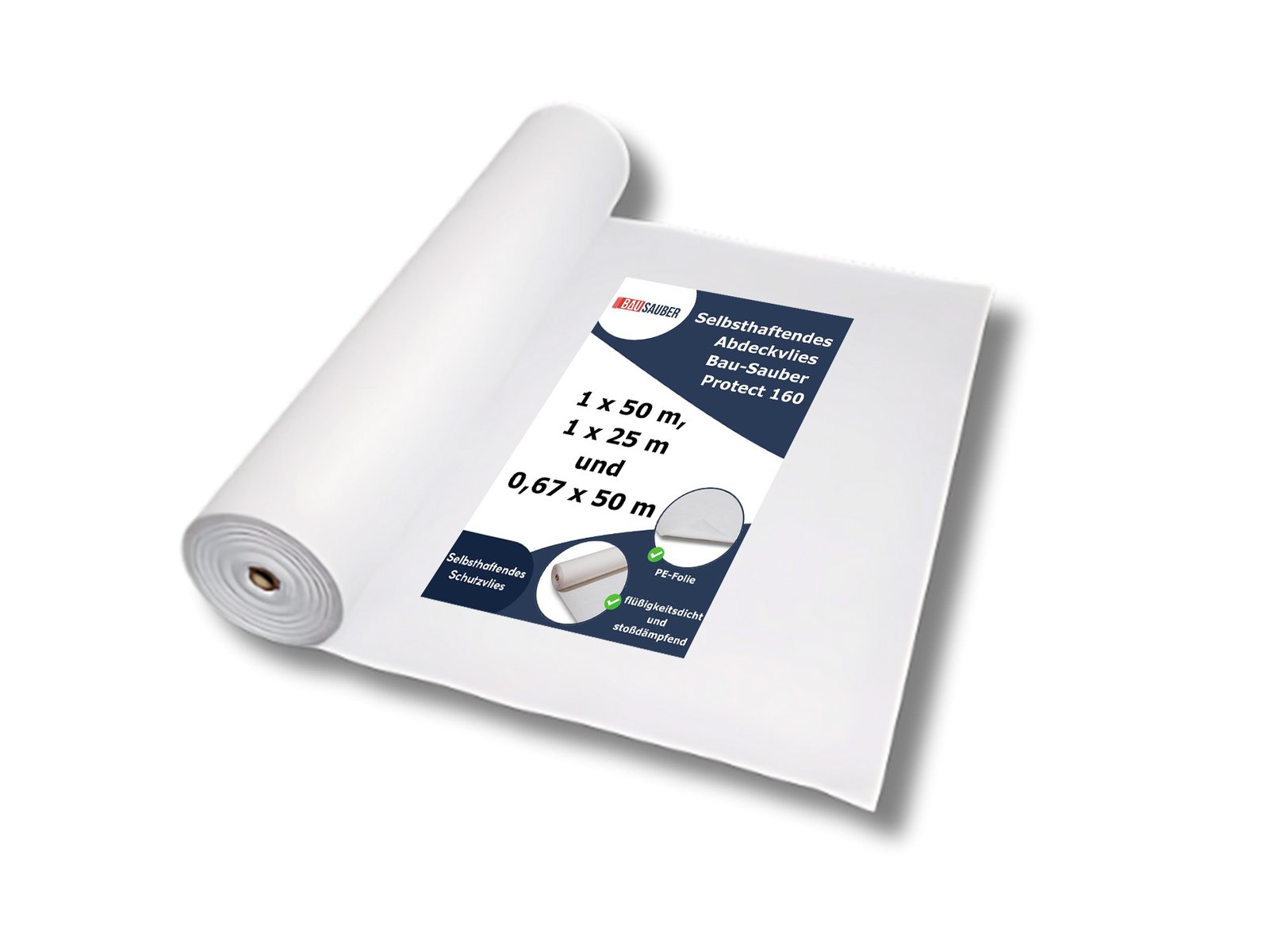 Selbsthaftendes Abdeckvlies Protect 160