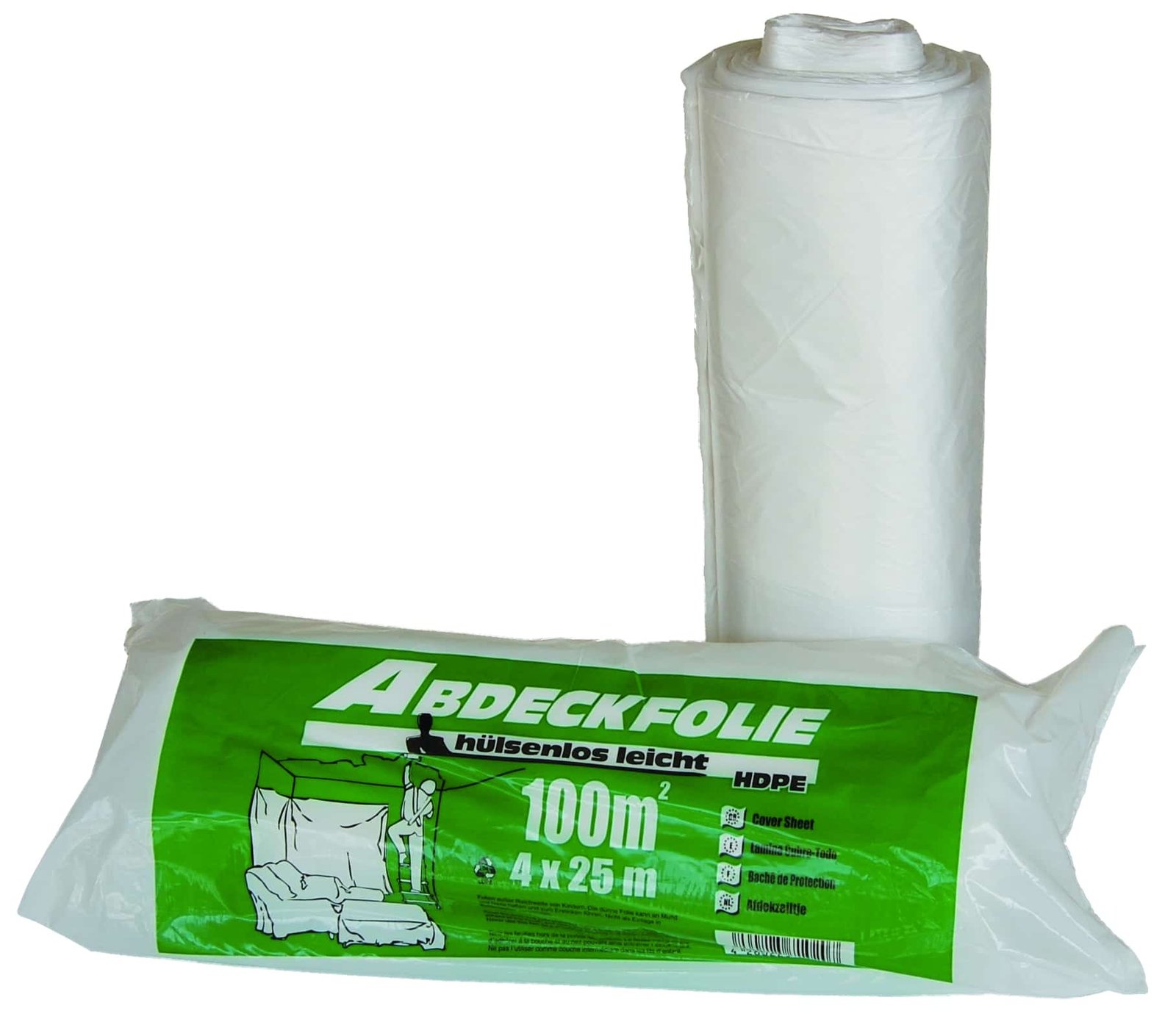HdPe Abdeckfolien huelsenlos leicht