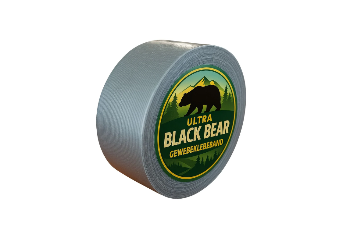 Gewebeklebeband Black Bear Ultra – 50 mm x 50 m Article number KTX11201
